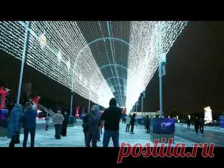 Рождество в Парке Победы - YouTube