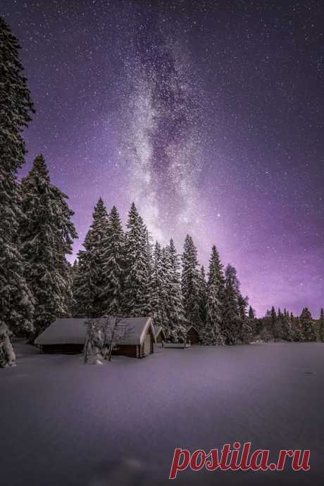 Winter Night (Norway) by Ole Henrik Skjelstad / 500px  |  Pinterest • Всемирный каталог идей