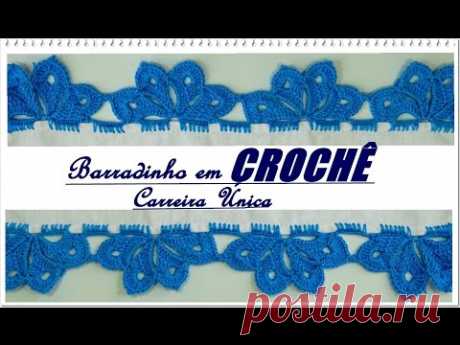 BARRADO EM CROCHÊ -CARREIRA ÚNICA