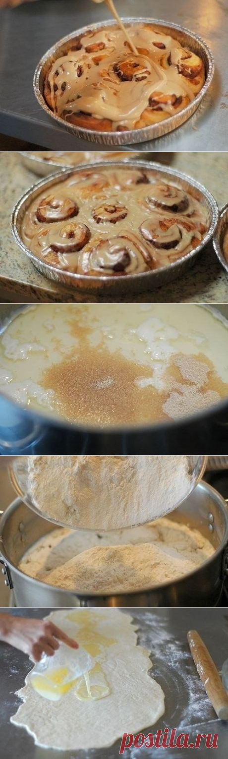Как приготовить булочки с корицей - рецепт, ингредиенты и фотографии