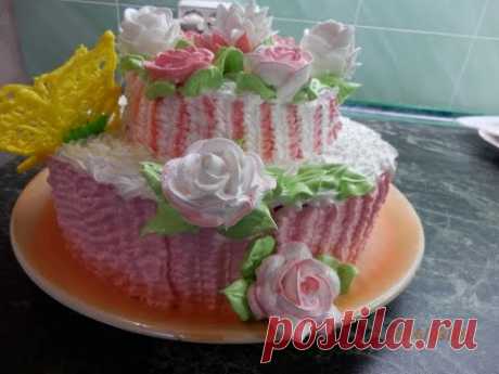 Простое УКРАШЕНИЕ ТОРТА,  cake decoration