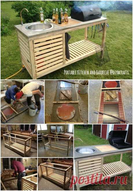 He Wanted To Spend All Day Outside BBQing. What He Built Is Absolutely Perfect!