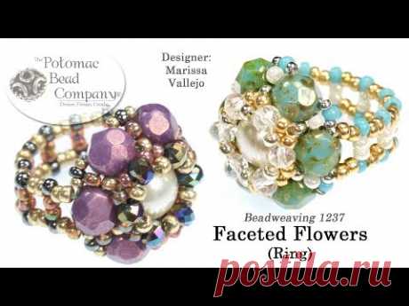 Faceted Flowers Ring (DIY Tutorial)