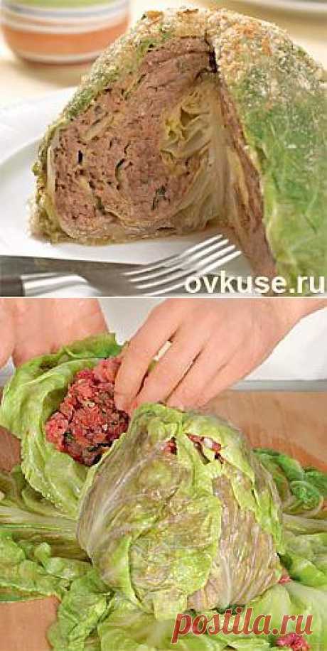 Молодая капуста, фаршированная мясом - Простые рецепты Овкусе.ру
