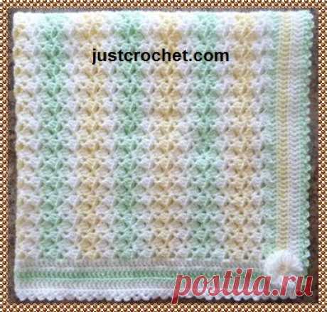 Blanket Baby crochet pattern JC120AF