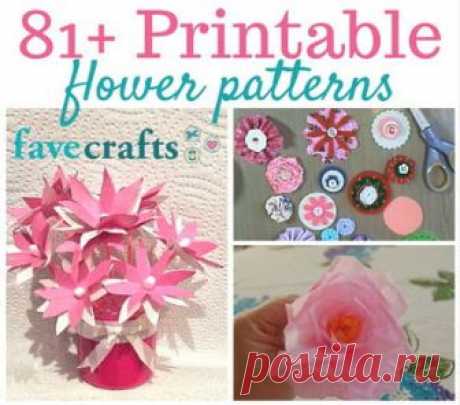 81+ Printable Flower Patterns | FaveCrafts.com