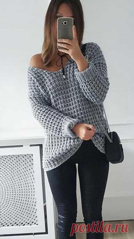 Модный пуловер