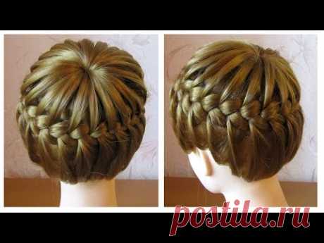 Tuto coiffure tresse serre-tête ♛ Tresse couronne cheveux mi longs ♛ Crown Braid