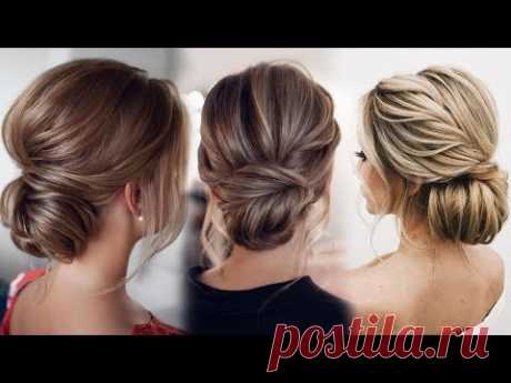 Simple updo for long hair | Bridesmaid hairstyles 2020 | Wedding hairstyles that last all day