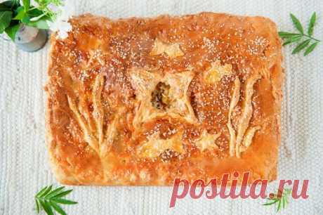 Пирог с рыбой и рисом - пошаговый рецепт с фото - как приготовить - ингредиенты, состав, время приготовления - Леди Mail.Ru