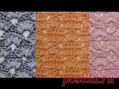 Узор крючком - Crochet Pattern - YouTube