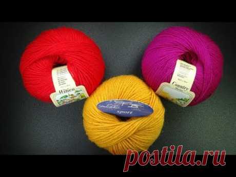 ЗНАКОМЬТЕСЬ  Новинки итальянской пряжи магазина www.100wool.it Sport Witico Country Merino