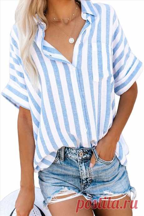 5 простых блуз из хлопка для жаркого лета | Мода как игра Пульс Mail.ru