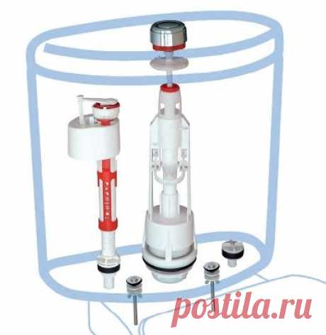 Поплавок для унитаза с нижней подводкой - Всё о сантехнике