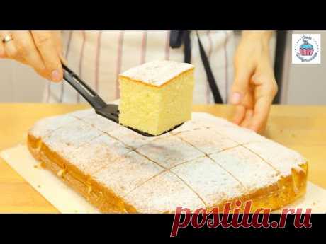 ГОРЯЧИЙ МОЛОЧНЫЙ ПИРОГ!  Пирог на Горячем Молоке Hot Milk Cake