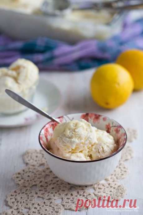 Домашен сладолед “Лимонов чийзкейк” (без машина)