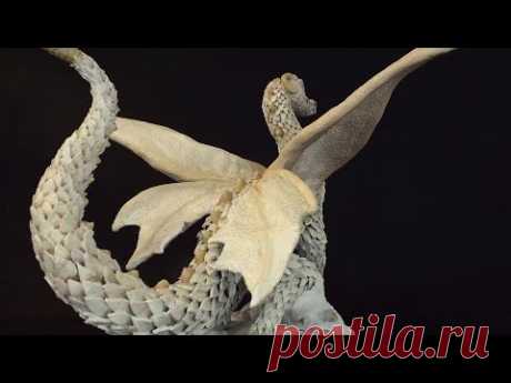 How to sculp a Dragon in Polymer Clay - Sculpture Tutorial