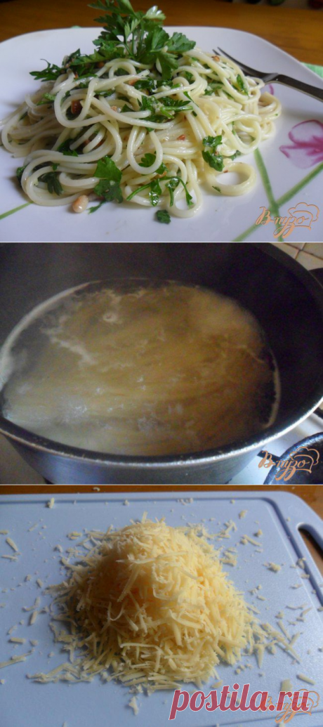 Спагетти с петрушечным песто - рецепты с фото на vpuzo.com