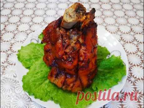 Рецепт запеченной свиной рульки по БАВАРСКИ свинина в духовке мясо в духовке