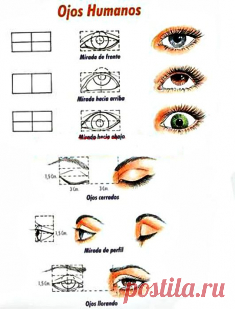 Рисование глаз. (Пример)