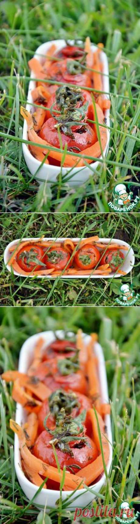 Маринованные помидоры на пикник - кулинарный рецепт