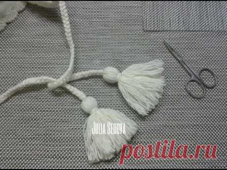 Кисточка из ниток: мастер-класс -  How to Make Yarn Tassels.