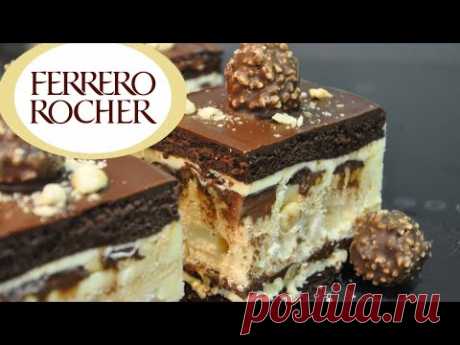 ТОРТ «Ферреро Роше»🌰💫||SUB ENG-ESP Ferrero Rocher cake || Взрыв вкуса || Шоколадный торт-безе