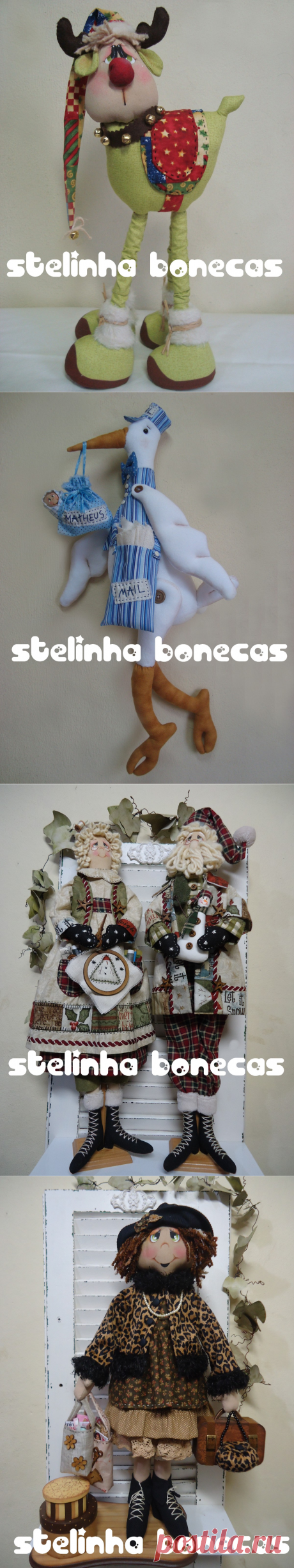 Мастер кукольник из Перу Stelinha Bonecas (Стелинха Бонекас) - текстильные куклы
