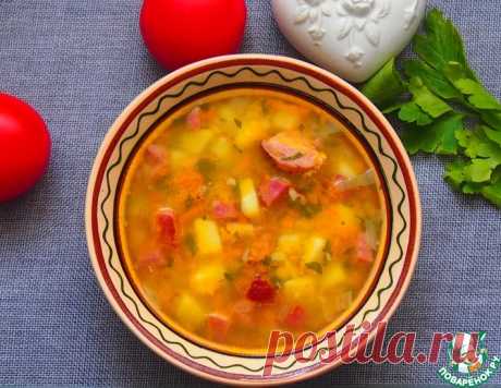 Суп из красной чечевицы с копченостями – кулинарный рецепт