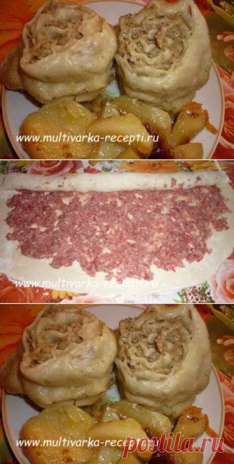 Мясной штрудель в мультиварке |