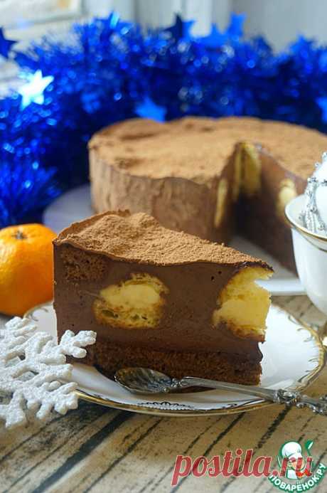 Шоколадный торт "Снежные сугробы" - кулинарный рецепт