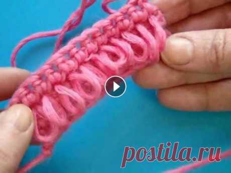 Вязание крючком - Урок 109 Вытянутая петля 5 способ

связать свитер оверсайз спицами для женщины