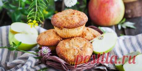 Творожные кексы с яблоками и корицей: рецепт - Лайфхакер