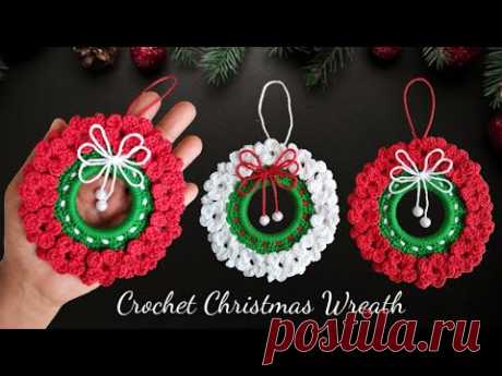 How to Crochet a Christmas Wreath Easily