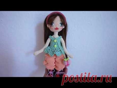 Easy crochet cargo pants tutorial ( doll outfit )