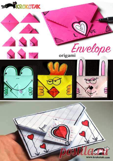 Envelope – origami | krokotak