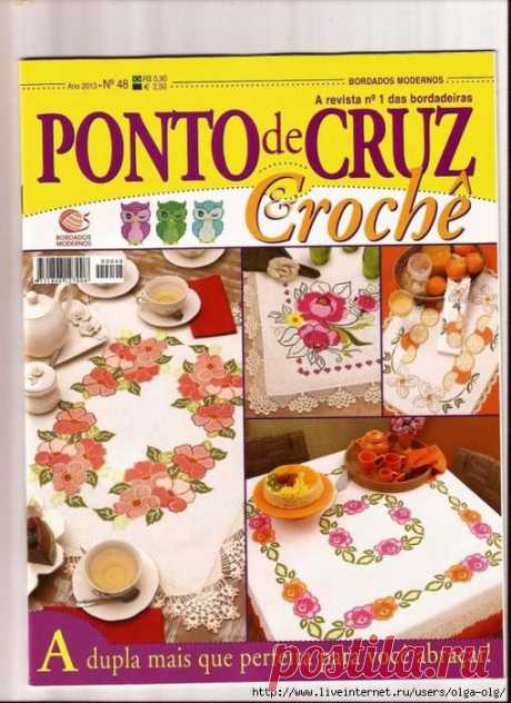 Ponto de cruz e Croche 48.