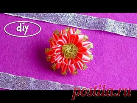 ЦВЕТОК КАНЗАШИ, МК / DIY KANZASHI FLOWERS - YouTube