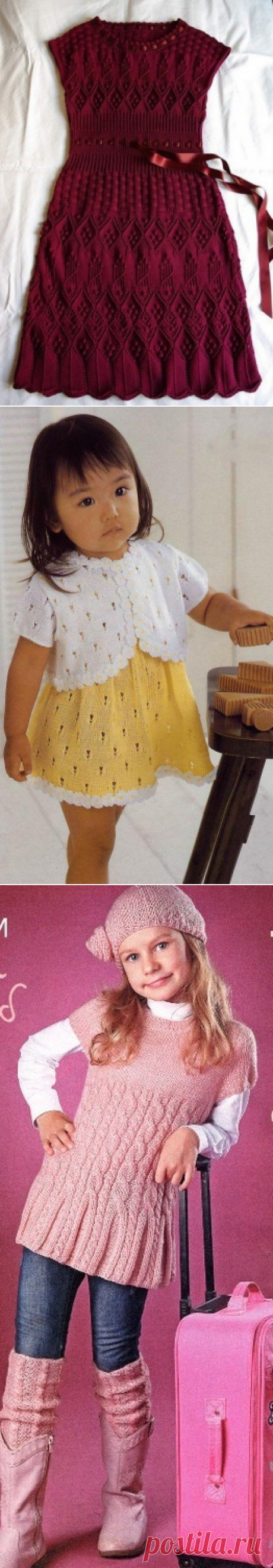 Архивы Детские платья, сарафаны, туники спицами - Страница 14 из 19 - Попкорн - детское вязание спицами и крючком