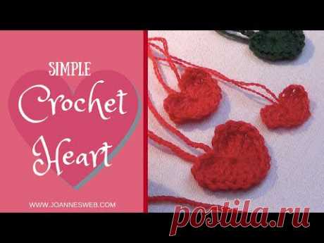 Simple Crochet Heart (REVISED)