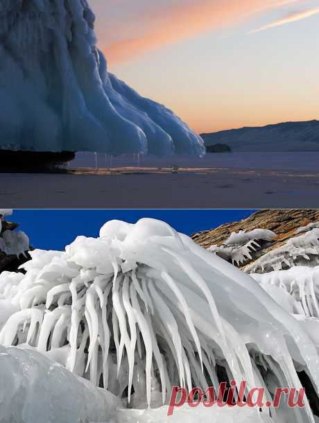 Байкал. Вода, лёд, водопады