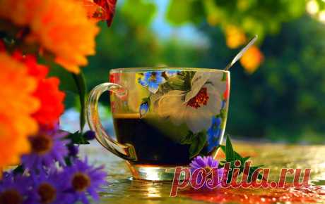 Утро чай цветы - фото и картинки: 59 штук