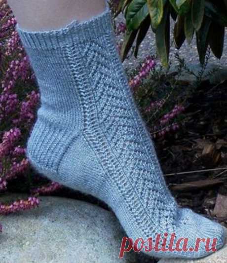 Узоры для вязания носков на спицах с образцами и с полным описанием — AllRus.News
