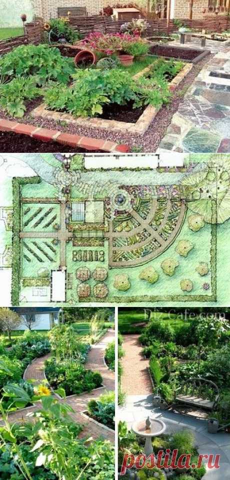 Ландшафтный дизайн огорода своими руками: оформление и планировка