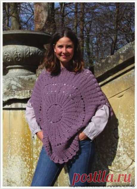 Delicadezas en crochet Gabriela: Poncho paso a paso