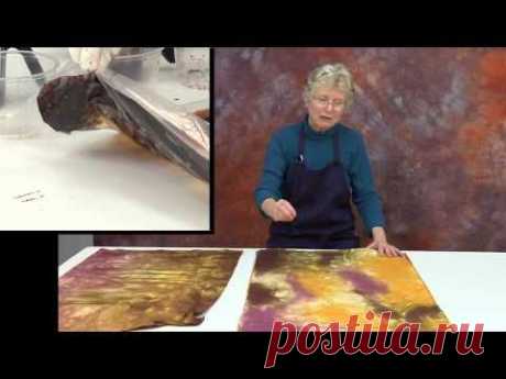 ▶ Color by Accident: Exploring Low-Water Immersion Dyeing • Ann Johnston [DVD] - YouTube