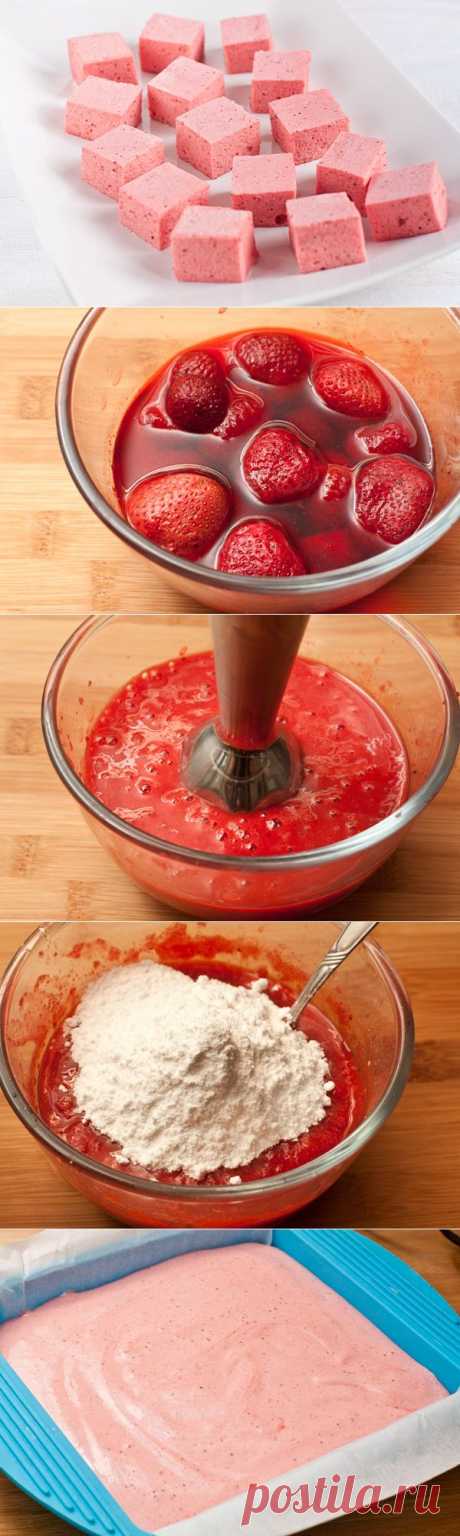 Нежнейший ягодный десерт: Клубничные «облака» — Вкусные рецепты