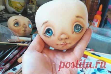 Как нарисовать лицо текстильной кукле | all Dolls