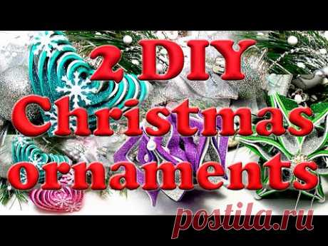 2 DIY Easy Christmas Tree ornaments | Super Easy Christmas decorations