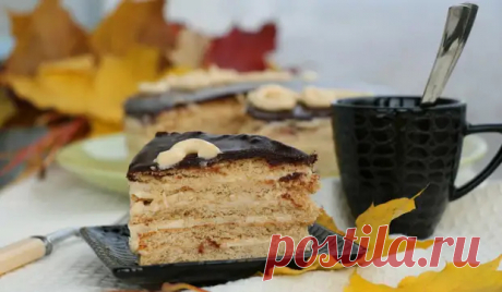 Арахисовый торт - рецепт нежнейшего угощения, которое улучшит настроение - БУДЕТ ВКУСНО! - медиаплатформа МирТесен